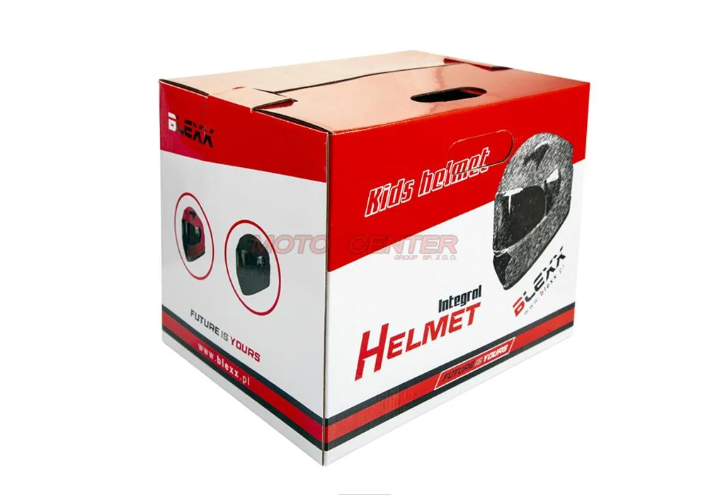Kask motocyklowy zamknięty dziecięcy BLEXX YA-201 czarny mat L ECER22.06 — ujęcie 9
