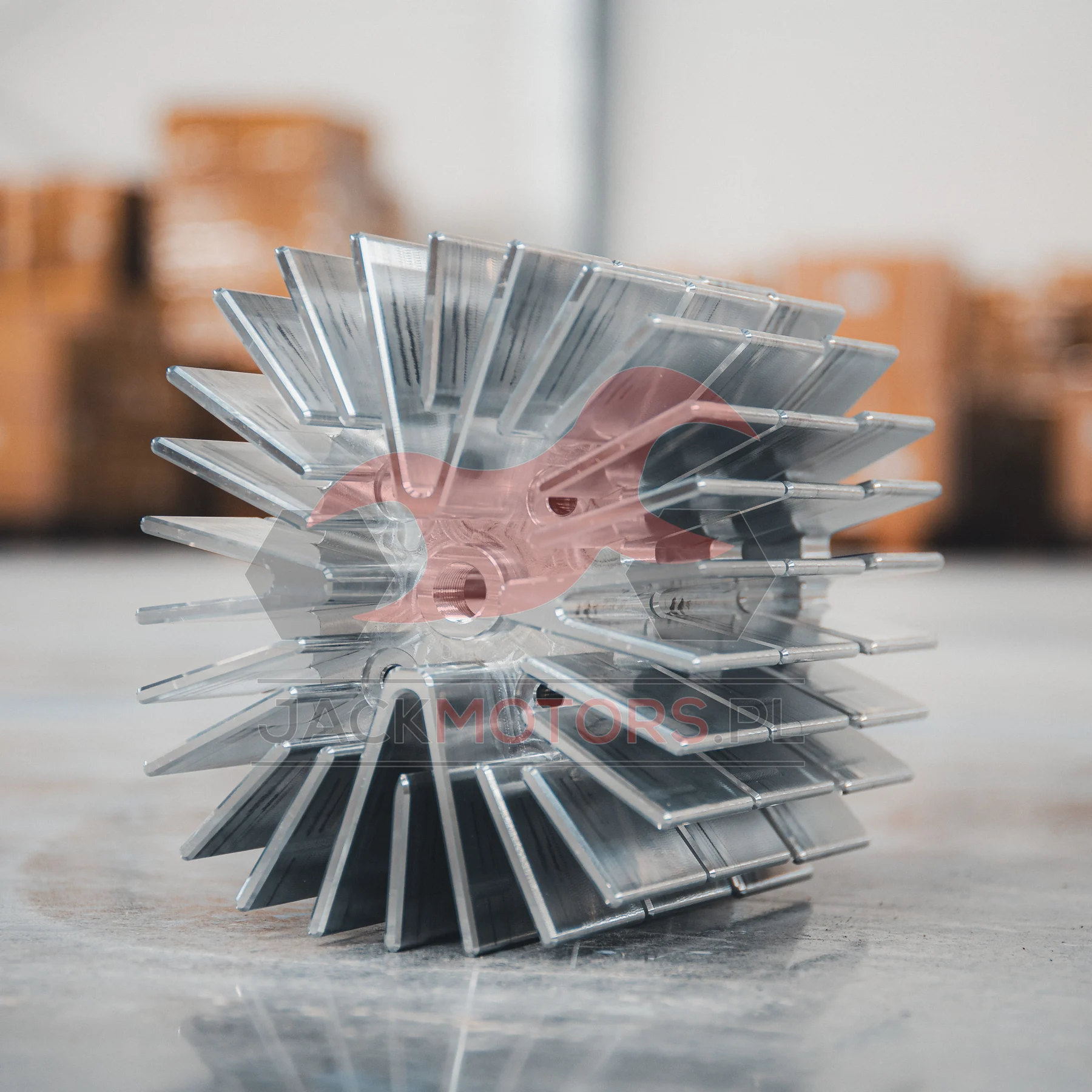 Głowica cylindra Jawa 50 40 mm tuning aluminium CNC słoneczko DPR Performance — ujęcie 11