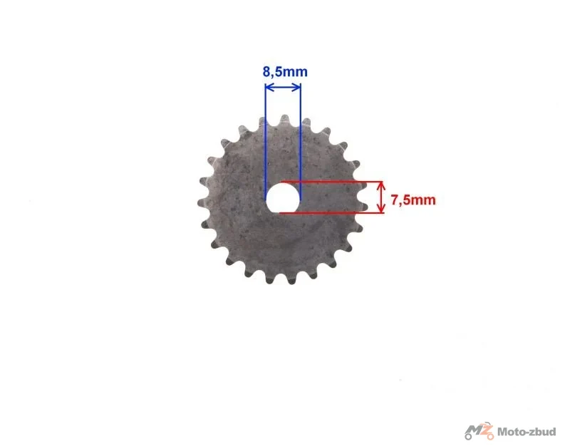 Koło napędu pompy oleju 125 GY6 4T — Kinroad XT125T-8 Wind Hunter / Jonway Adventure 125 — ujęcie 2
