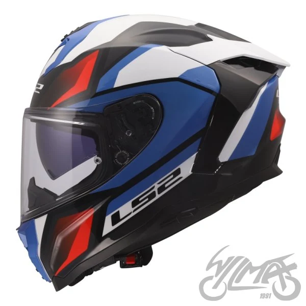 Kask LS2 FF817 Challenger II Viper wh. bl. Red — rozmiar M — ujęcie 2