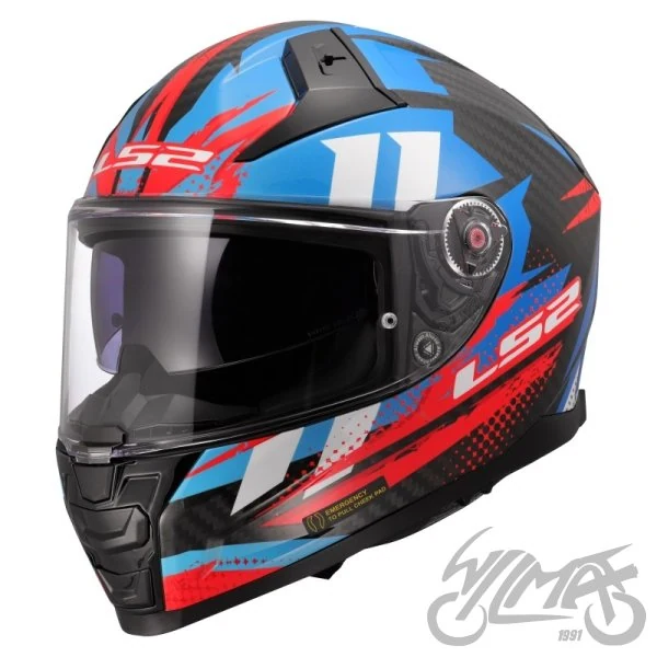 Kask LS2 FF811 Vector II C Tantic Red Blue — rozmiar L — ujęcie 1