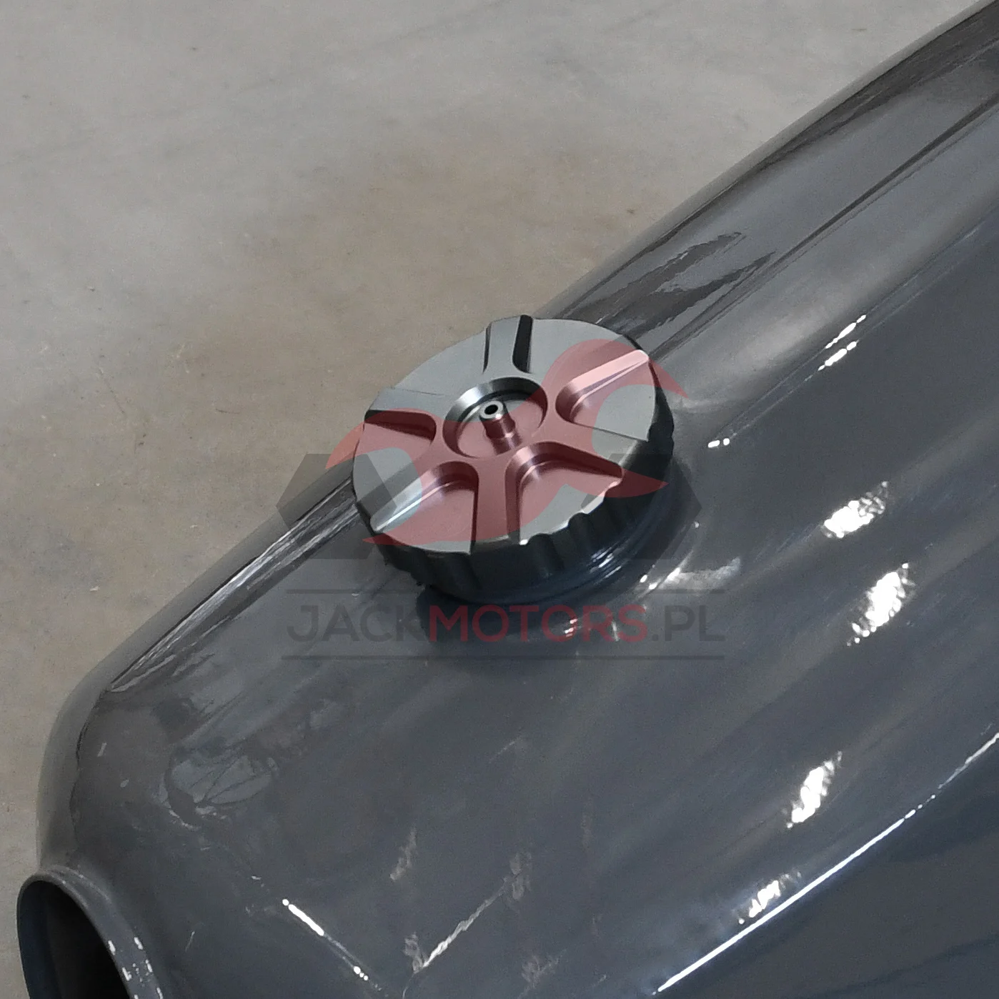 Korek zbiornika paliwa Simson aluminium CNC V6 titanium DPR Performance — ujęcie 3