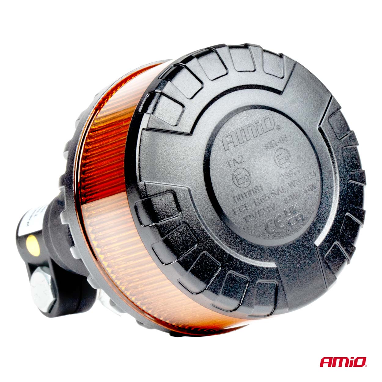 Lampa ostrzegawcza błyskowa kogut LED W28P 12 V 24 V — ujęcie 3