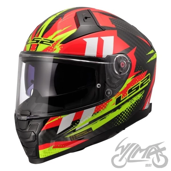 Kask LS2 FF811 Vector II C Tantic Red Yel — rozmiar XL — ujęcie 1