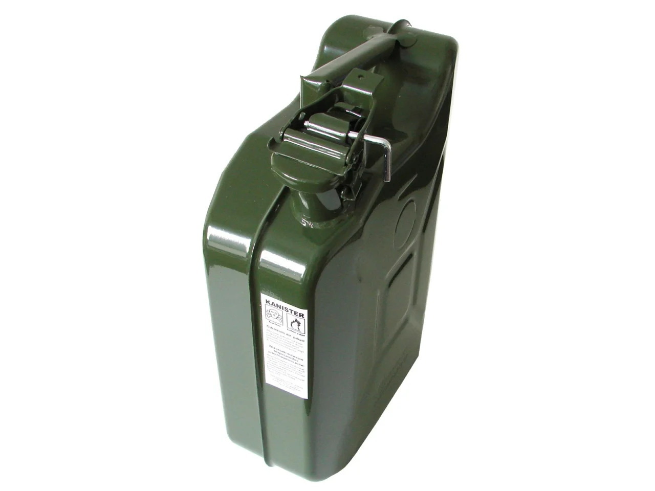Kanister / karnister metalowy 10 l — ujęcie 2