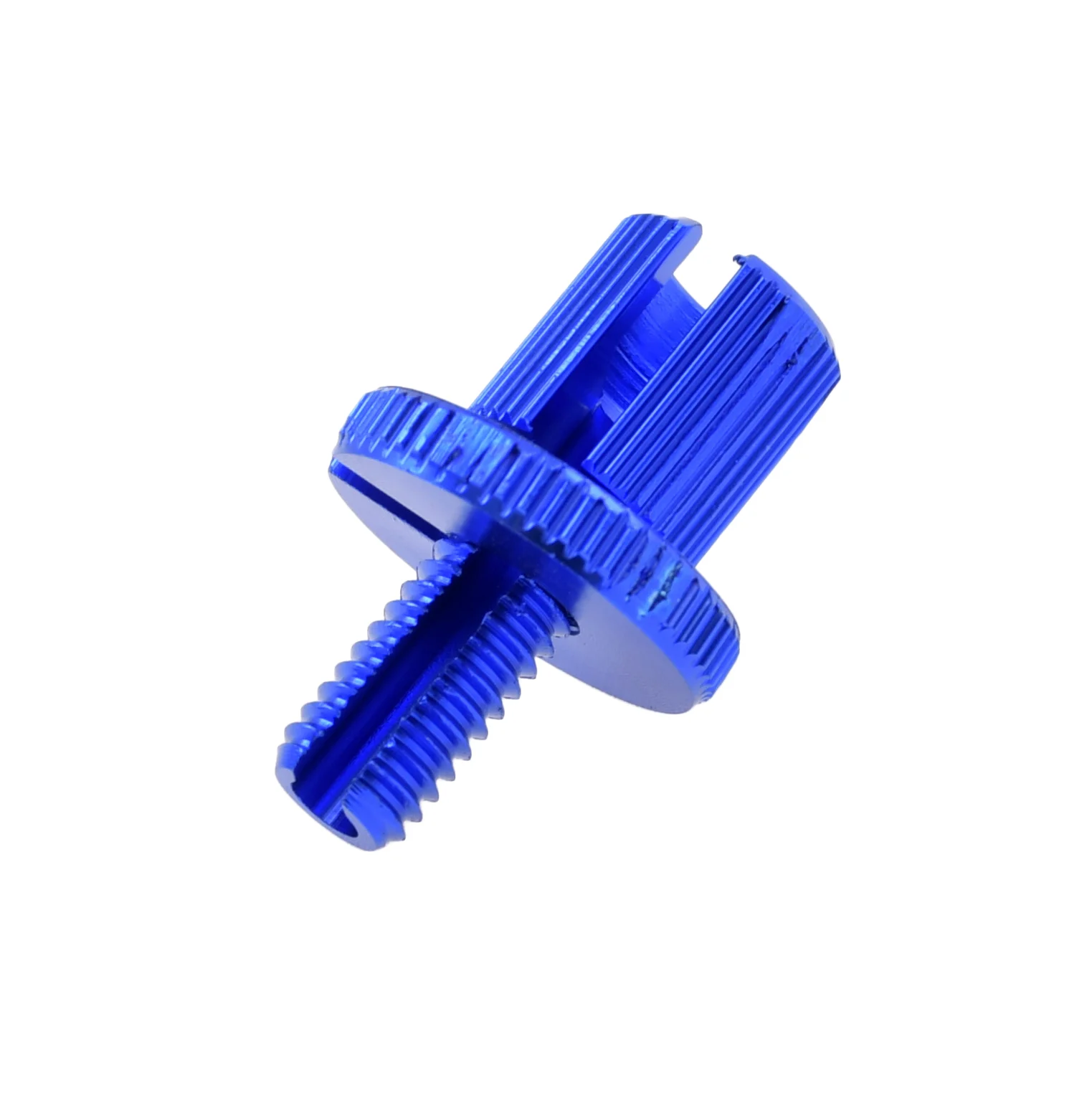 Napinacz linki M8 20 mm aluminium CNC niebieski Racing Force — ujęcie 1