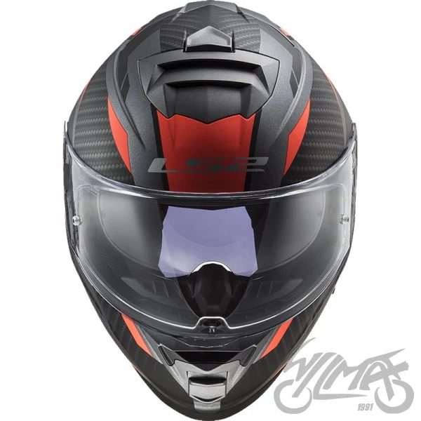 Kask LS2 FF800 Storm II Racer M. Titan Fluo — rozmiar XL — ujęcie 3