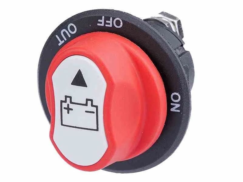 Główny wyłącznik prądu / hebel 12-32V max 100A # 3 funkcje
