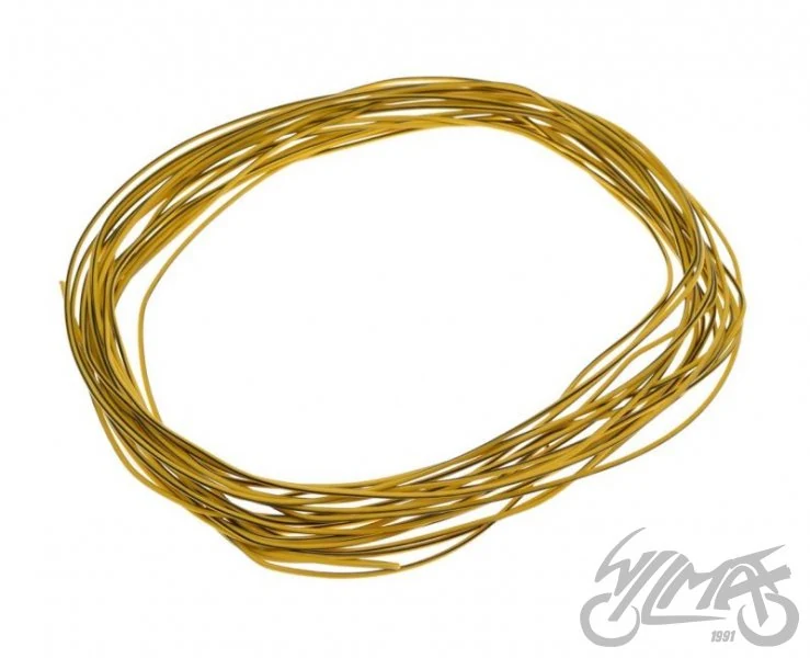Przewód instalacji 0,5 mm² żółty/czarny 10 metrów
