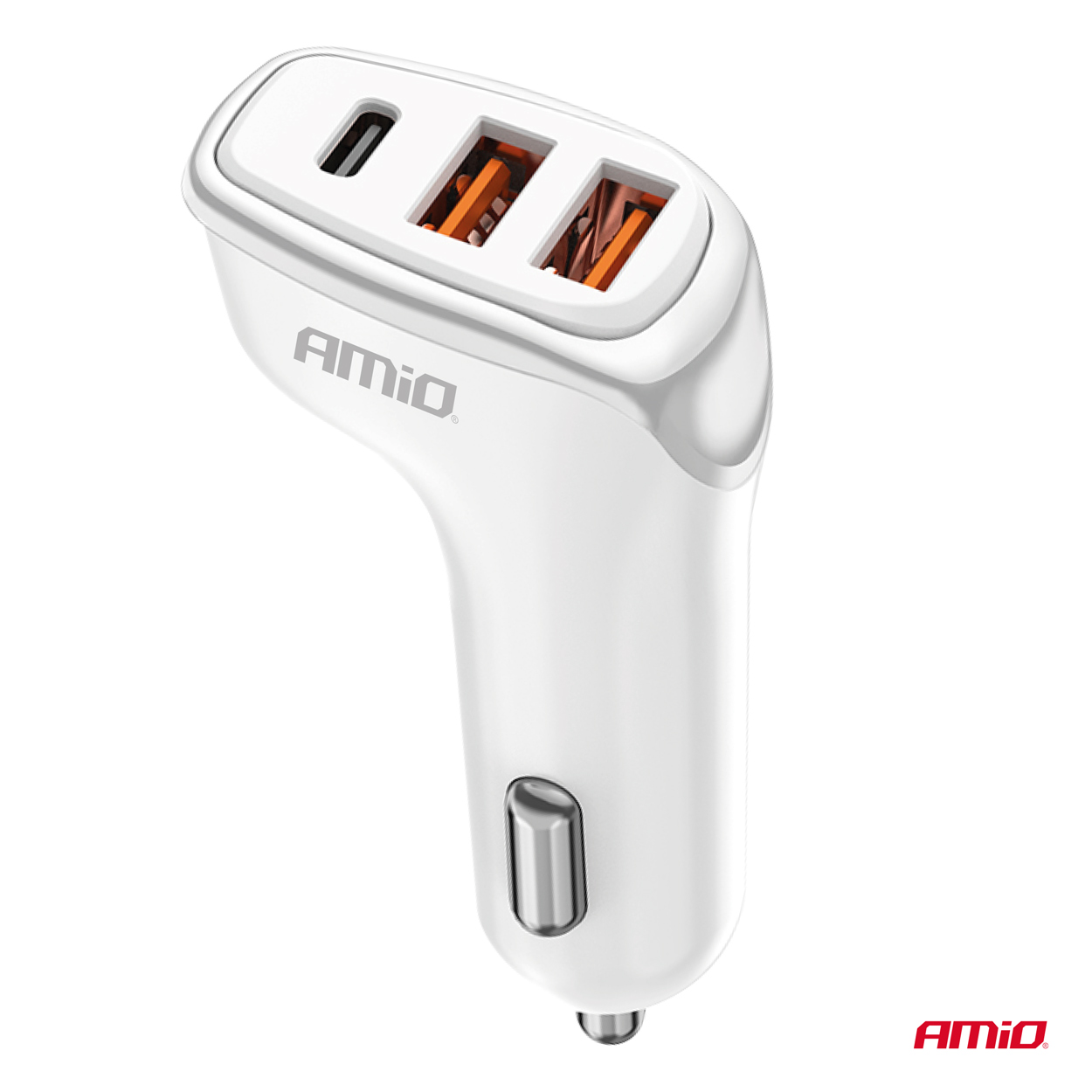 Ładowarka samochodowa 2x USB-A + USB-C 38 W — ujęcie 2