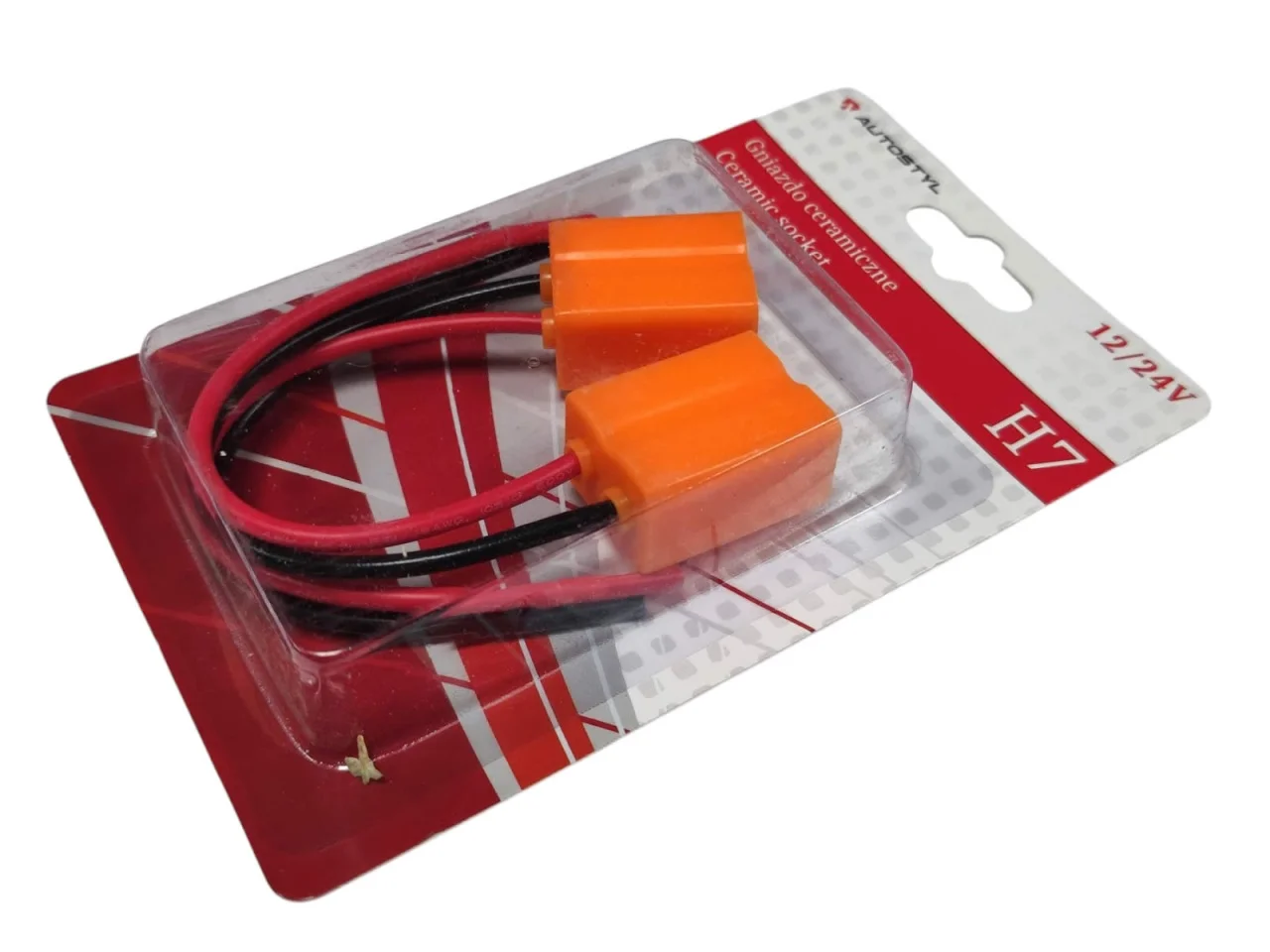 Złącze elektryczne / gniazdo do żarówki H7 proste (ceramiczne) 2szt. — ujęcie 2