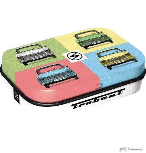 Miętówki Nostalgic-Art Mintbox — TRABANT POP ART — 4 × 15 g