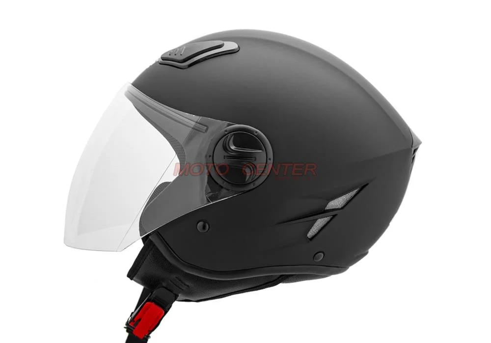 Kask motocyklowy otwarty City-Bike WL-202 czarny mat rozmiar S ECER22.06 — ujęcie 2