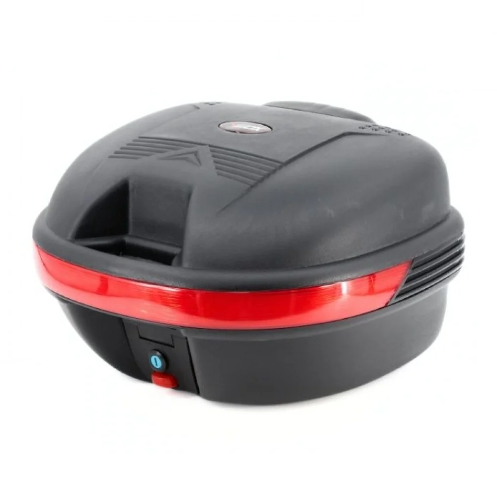 Kufer tylny vbox 0998C czarny z odblaskiem - pojemność 25 l