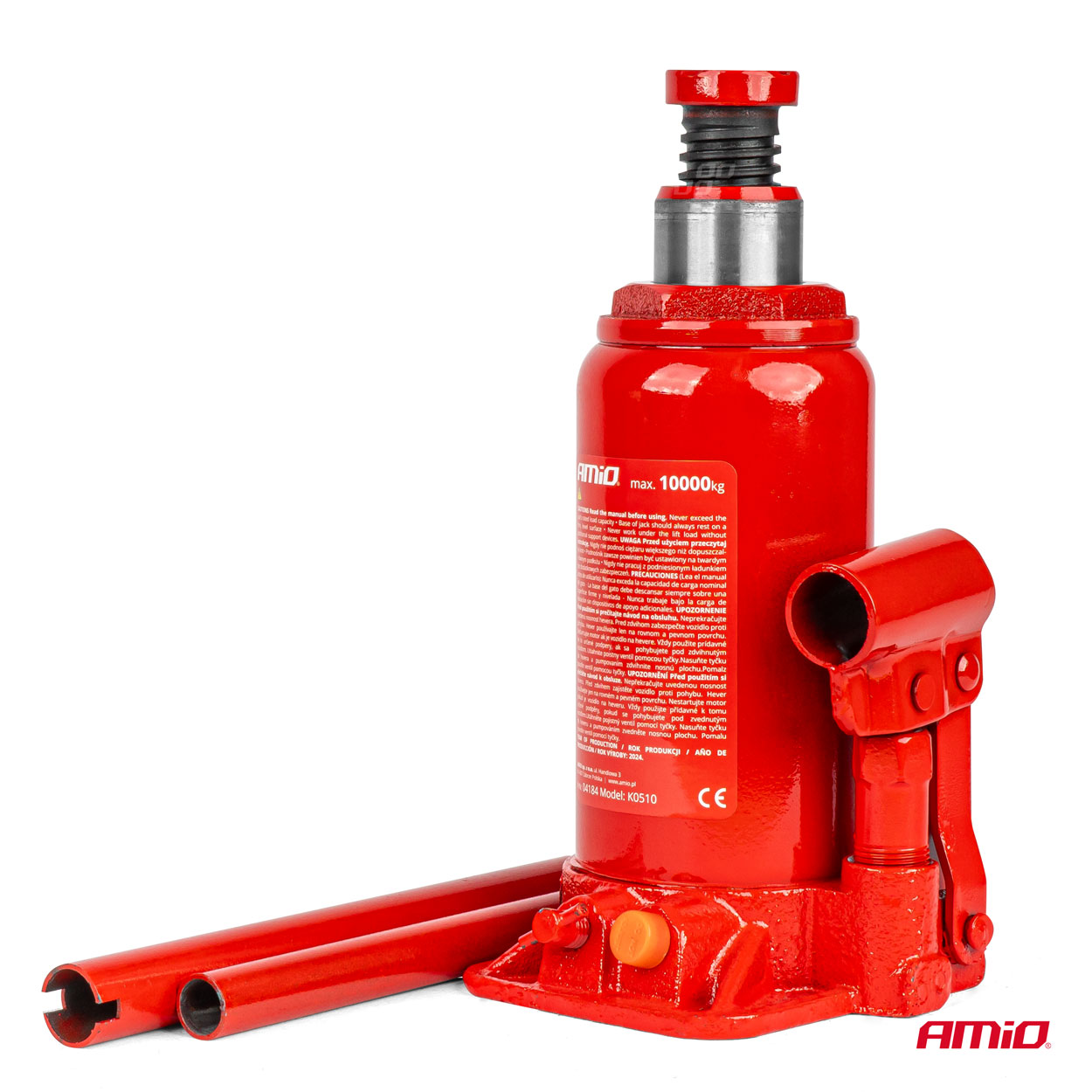Podnośnik hydrauliczny słupkowy 10T 10000 kg PVC box — ujęcie 2