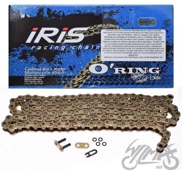 Łańcuch napędowy Iris 428 RX 136 l złoty — ujęcie 1