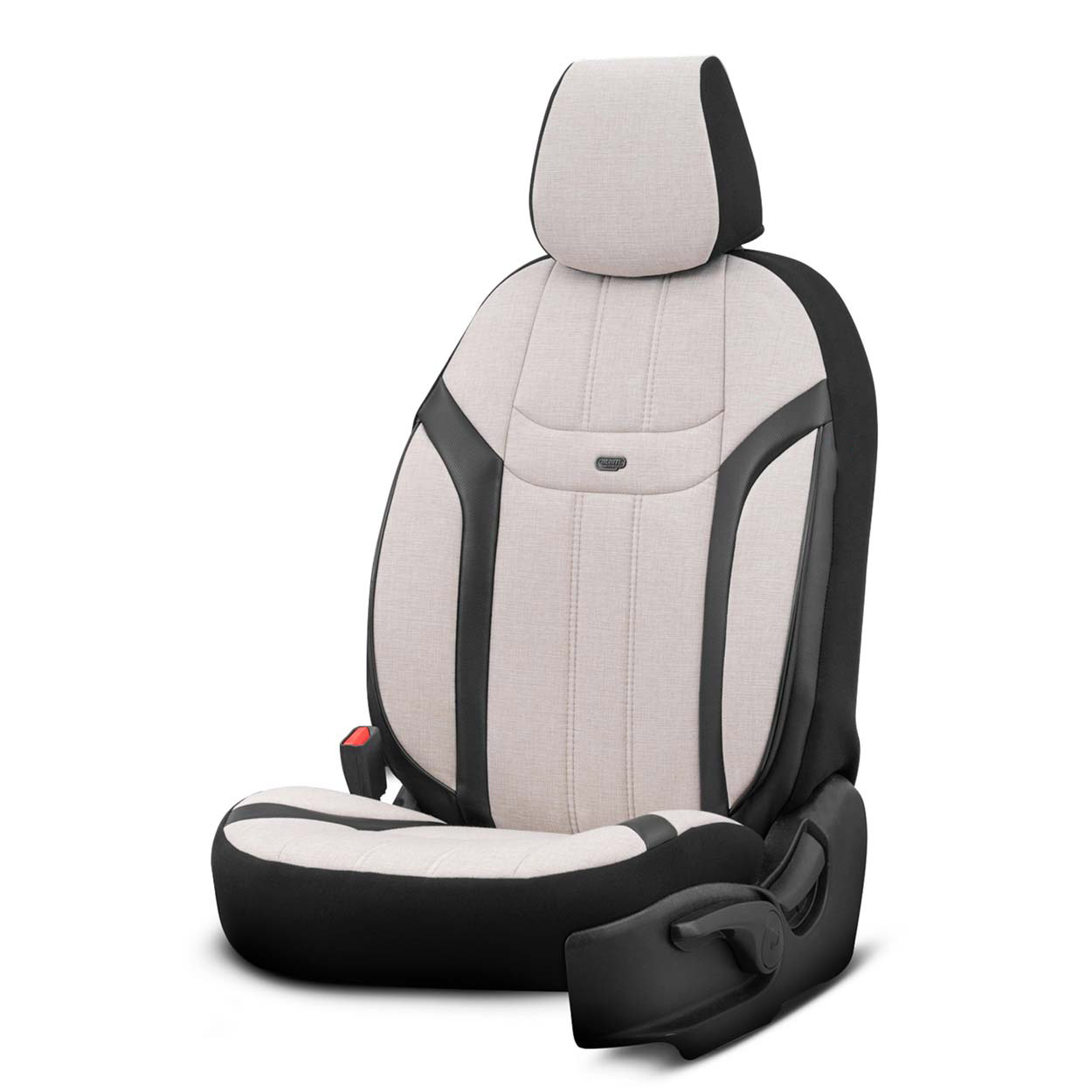 Komplet pokrowców na fotele samochodowe OTOM SWAN 503 BEIGE 3-ZIP — ujęcie 10