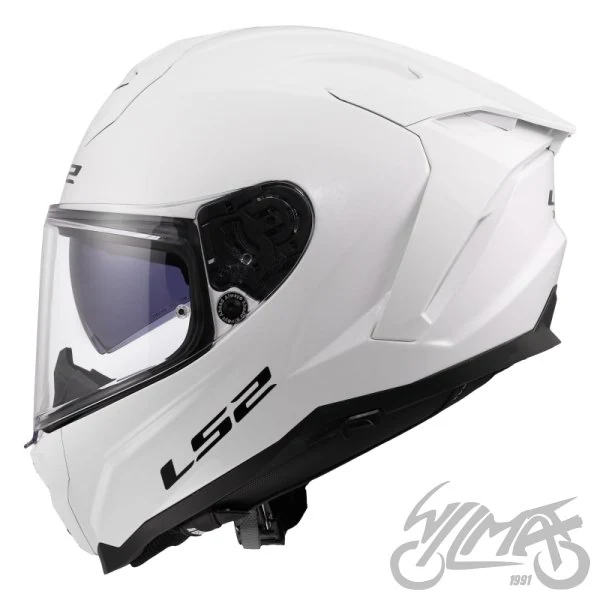 Kask LS2 FF817 Challenger II Solid White — rozmiar M — ujęcie 2