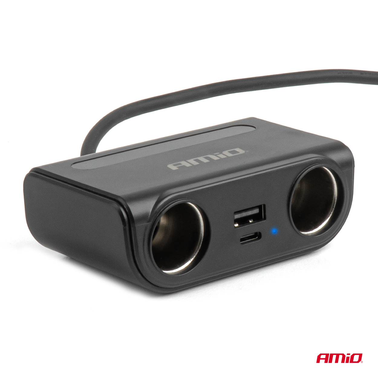 Rozdzielacz gniazda zapalniczki z ładowarką USB-C USB-A QC3.0 PD3.0 120 W — ujęcie 5