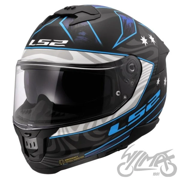 Kask LS2 FF808 Stream II Galdam M.Bl. Blue — rozmiar M — ujęcie 1