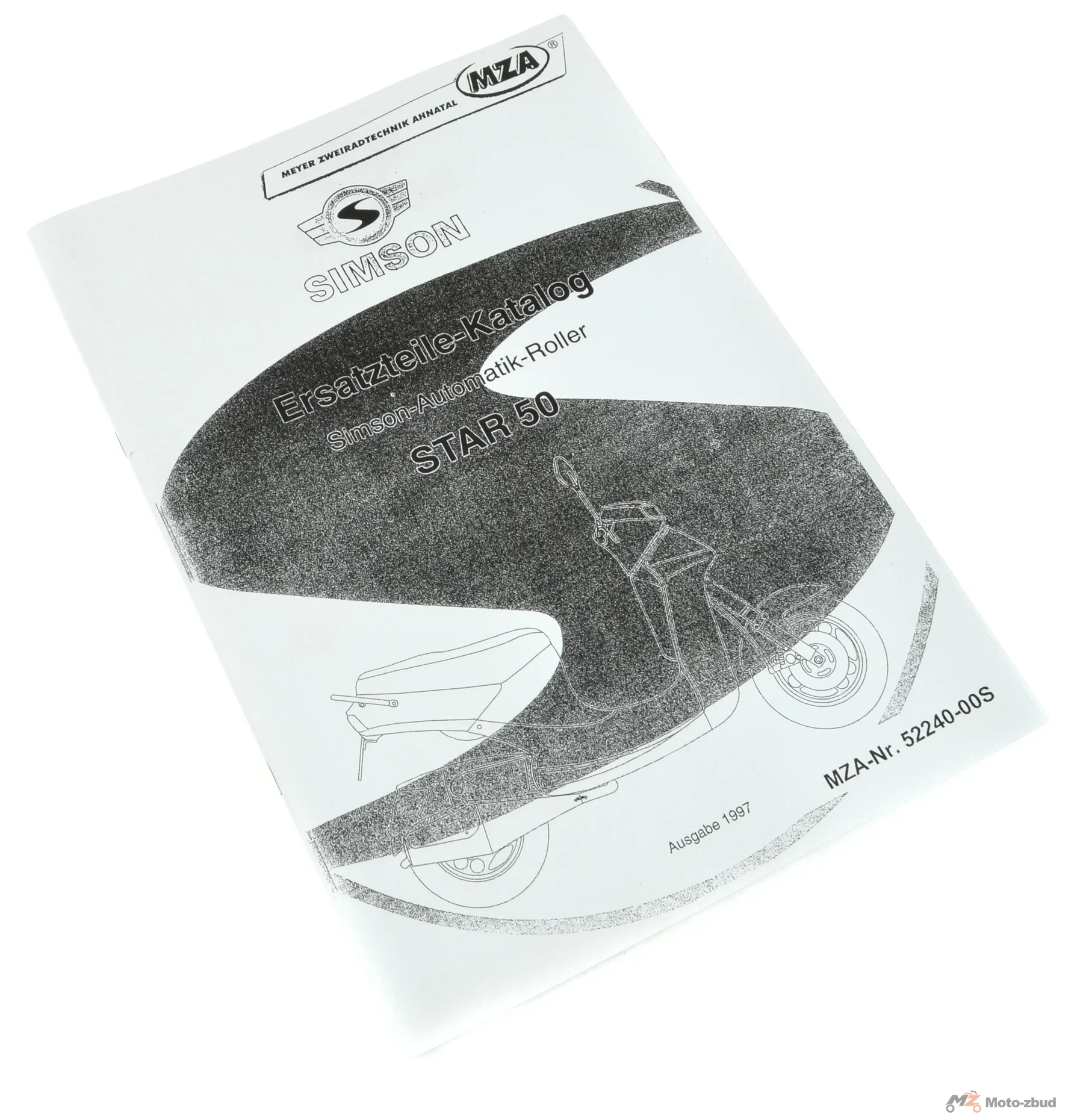Katalog części Simson star 50 sra 50 wydanie 1997 MZA