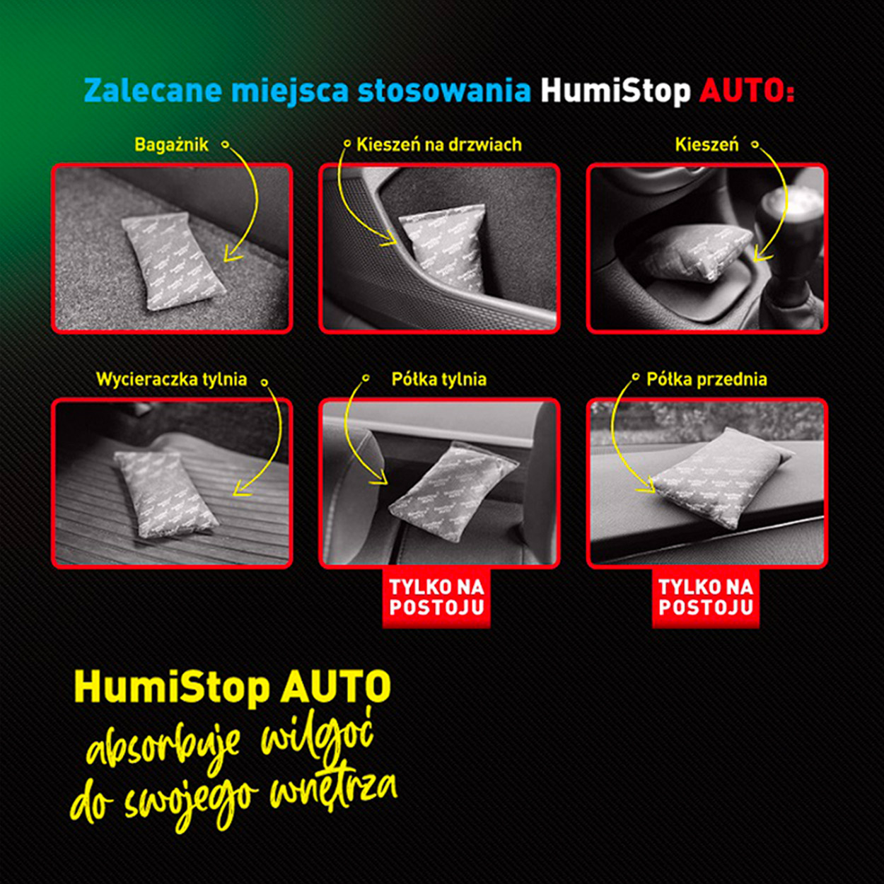 Samochodowy pochłaniacz wilgoci HumiStop AUTO 1 + 1 — ujęcie 5