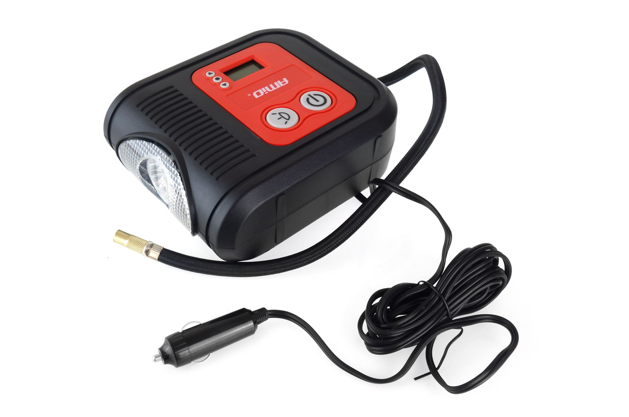 Kompresor samochodowy cyfrowy LED LCD 12 V ACOMP-10 — ujęcie 5
