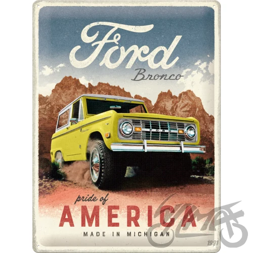 Tablica plakat 30 × 40 Ford bronco pride 23322