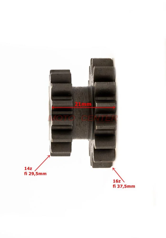 Zębatka rozrusznika 50 cm³ motorower 4T Romet Zetka 14/16Z — ujęcie 2