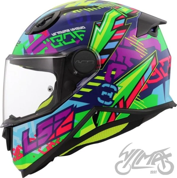 Kask LS2 FF812 kid svent Blue green — rozmiar L — ujęcie 1