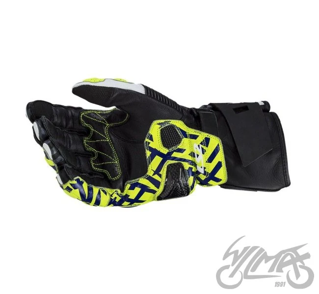 Rękawice motocyklowe LS2 Feng Racing Black Blue M  — czarny — rozmiar M — ujęcie 2