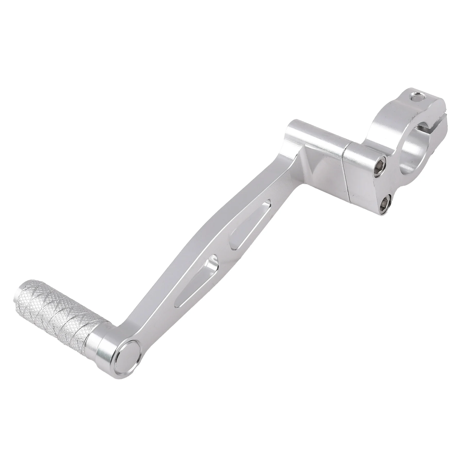 Dźwignia zmiany biegów Simson S51 aluminium CNC srebrna Racing Force — ujęcie 2