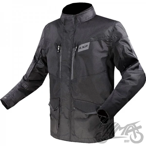 Kurtka motocyklowa męska LS2 Metropolis EVO Black — M — ujęcie 1