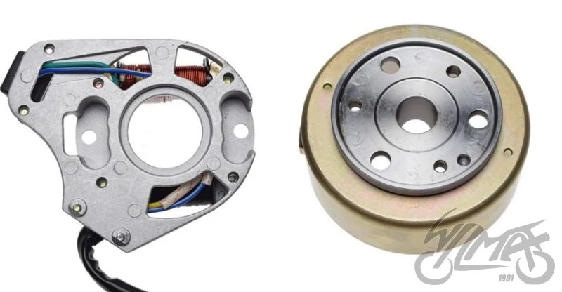 Stator zapłonu + koło magnesowe 4T — Czoper — Kinroad PY-5 Enduro / Kinroad XT50Q Czoper — ujęcie 3