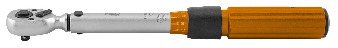 Zestaw kluczy dynamometrycznych dwukierunkowych 1/2, 1/4, 3/8 NEO TOOLS 08-845 — ujęcie 4