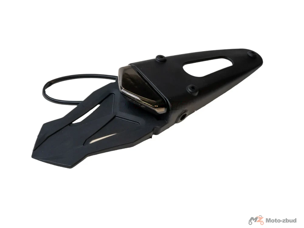 Lampa tył z Błotnikiem Dymiony Klosz Uniwersalna Enduro — ujęcie 1
