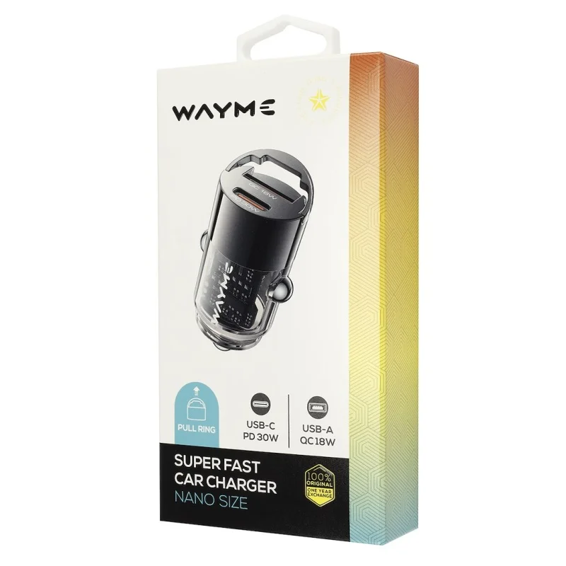 WAYME Ładowarka 12/24V USB 18W + USB-C PD 30W nano z pierścieniem — ujęcie 5