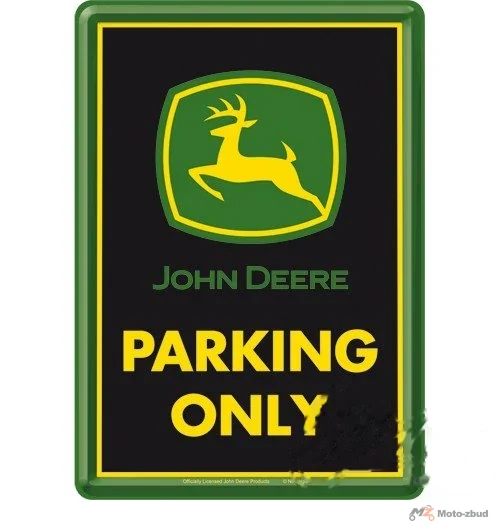 Pocztówka 14X10 John Deere - parking only 10343