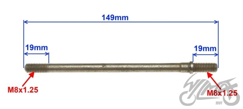 Szpilka cylindra do MZ TS — TS0052 — ujęcie 2