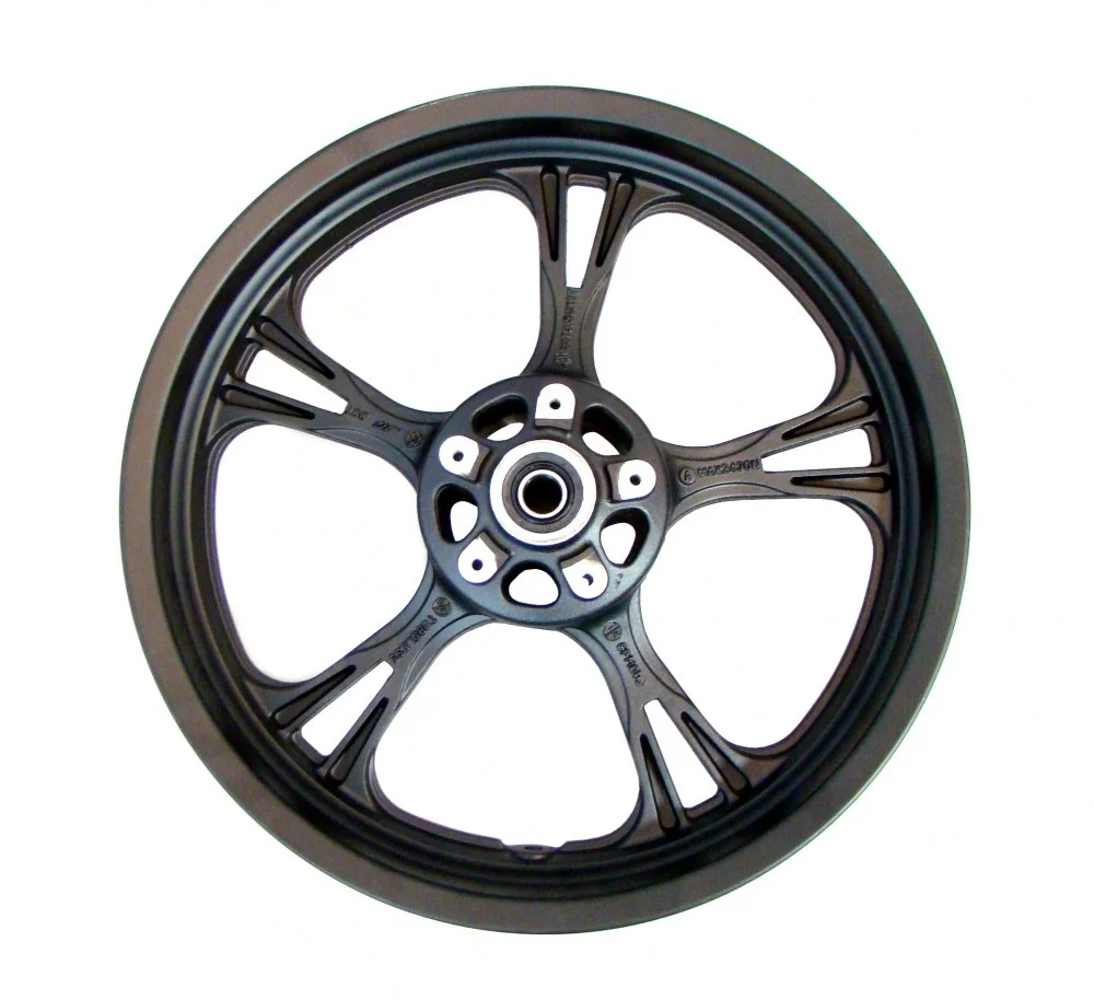 Junak NK650 felga 17 × 3,50 koła przód czarny mat — ujęcie 2