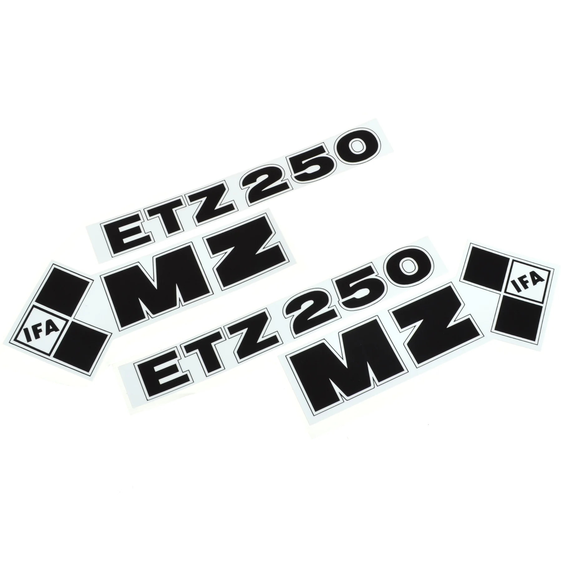 Naklejka MZ ETZ czarna FEZ kpl. — ujęcie 1