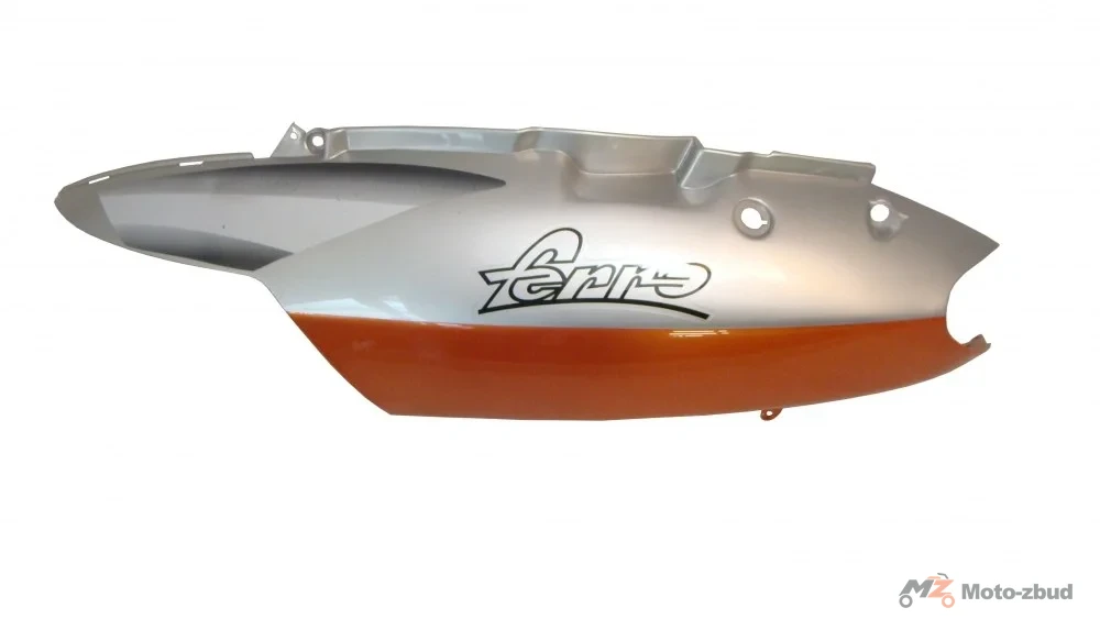 Osłona główna ramy / siodła lewa pomarańczowa - skuter Ferro model 3