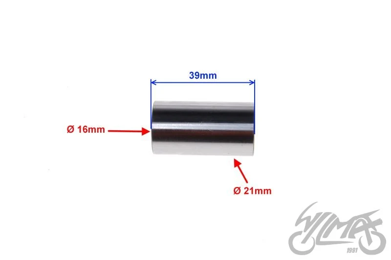 Tulejka wariatora długość 39 mm tuning 2T — Keeway Hurricane / Keeway Focus — ujęcie 2
