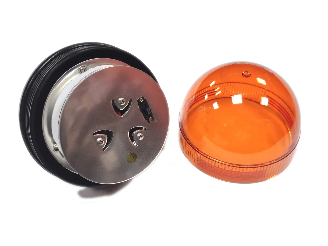 Lampa ostrzegawcza 12/24V pomarańczowa 39 LED ECE R10 na trzpień — ujęcie 6