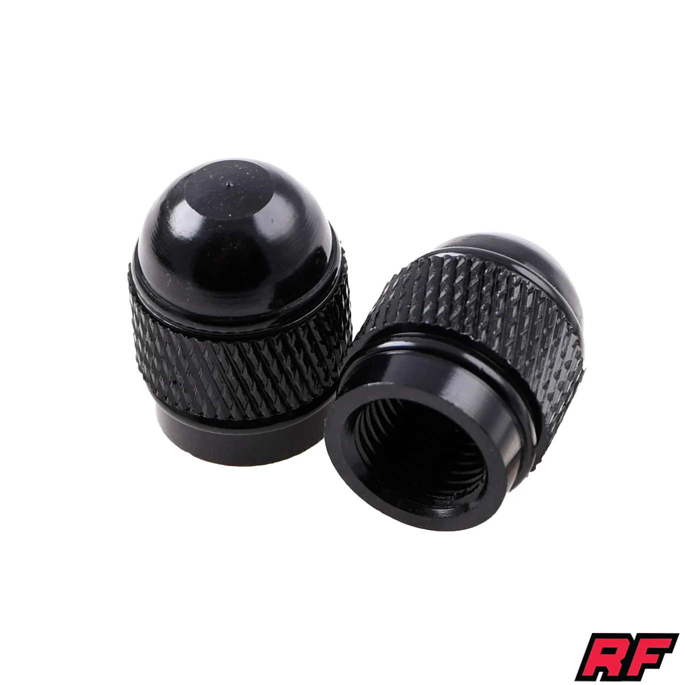 Nakrętka wentyla Racing Force scepter czarna 2szt — ujęcie 1