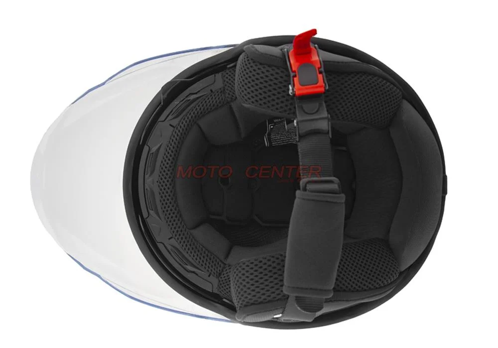 Kask motocyklowy otwarty z blendą City-Bike YA-662 czarny połysk rozmiar L Homologacja ECE 22.06 — ujęcie 6