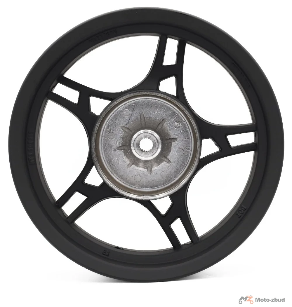 Junak 607 125 cm³ felga 13 × 3,50 koła tył (czarny mat) (125 cm³; 19 frezów; tarcza) — ujęcie 3