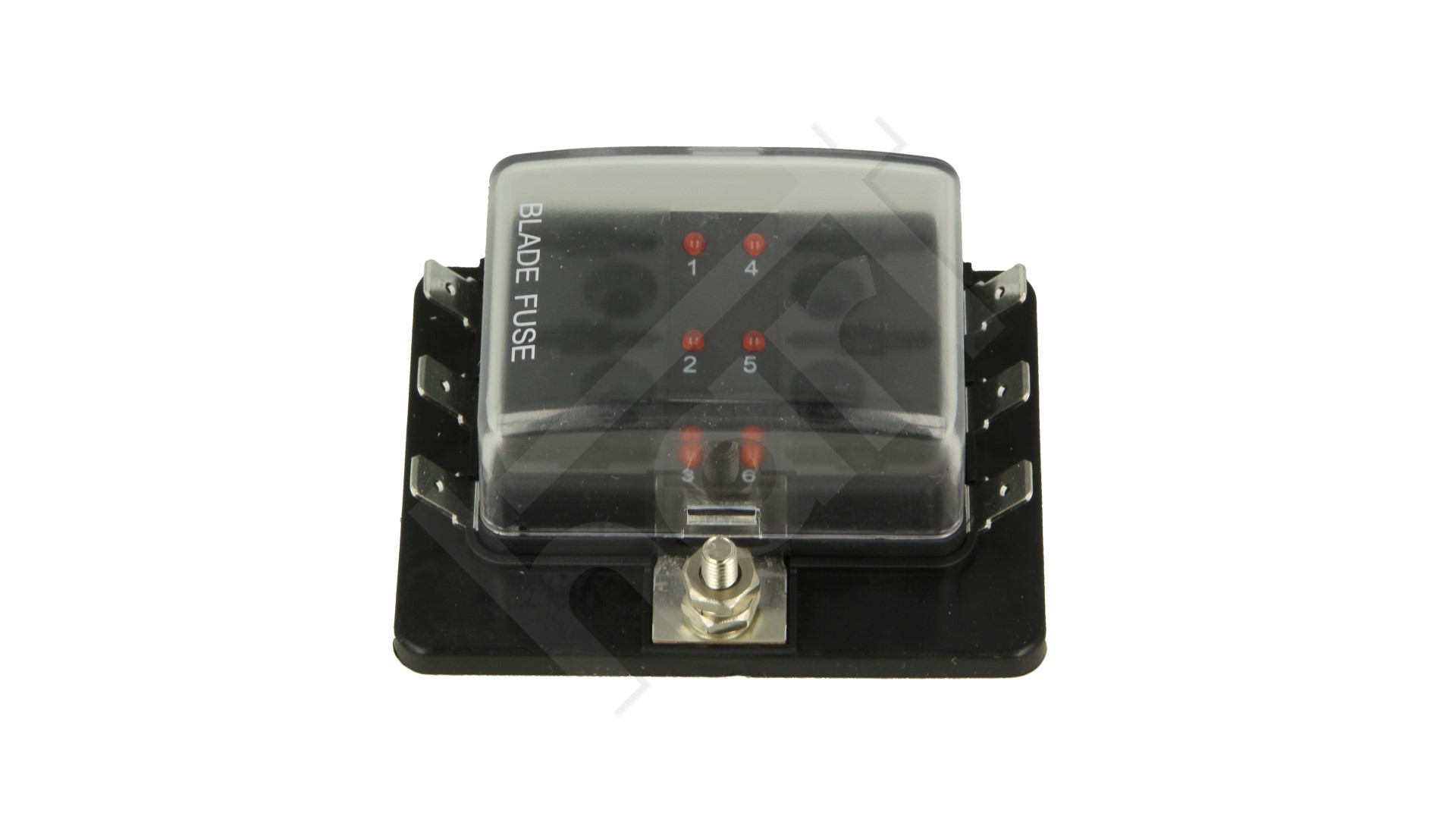 Gniazdo bezpieczników 6XUNI LED, 1 szt. NEW AGE 1125