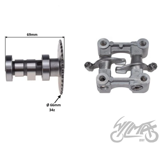 Głowica cylindra 50 cm³ 4T komplet EURO 4 — ujęcie 5