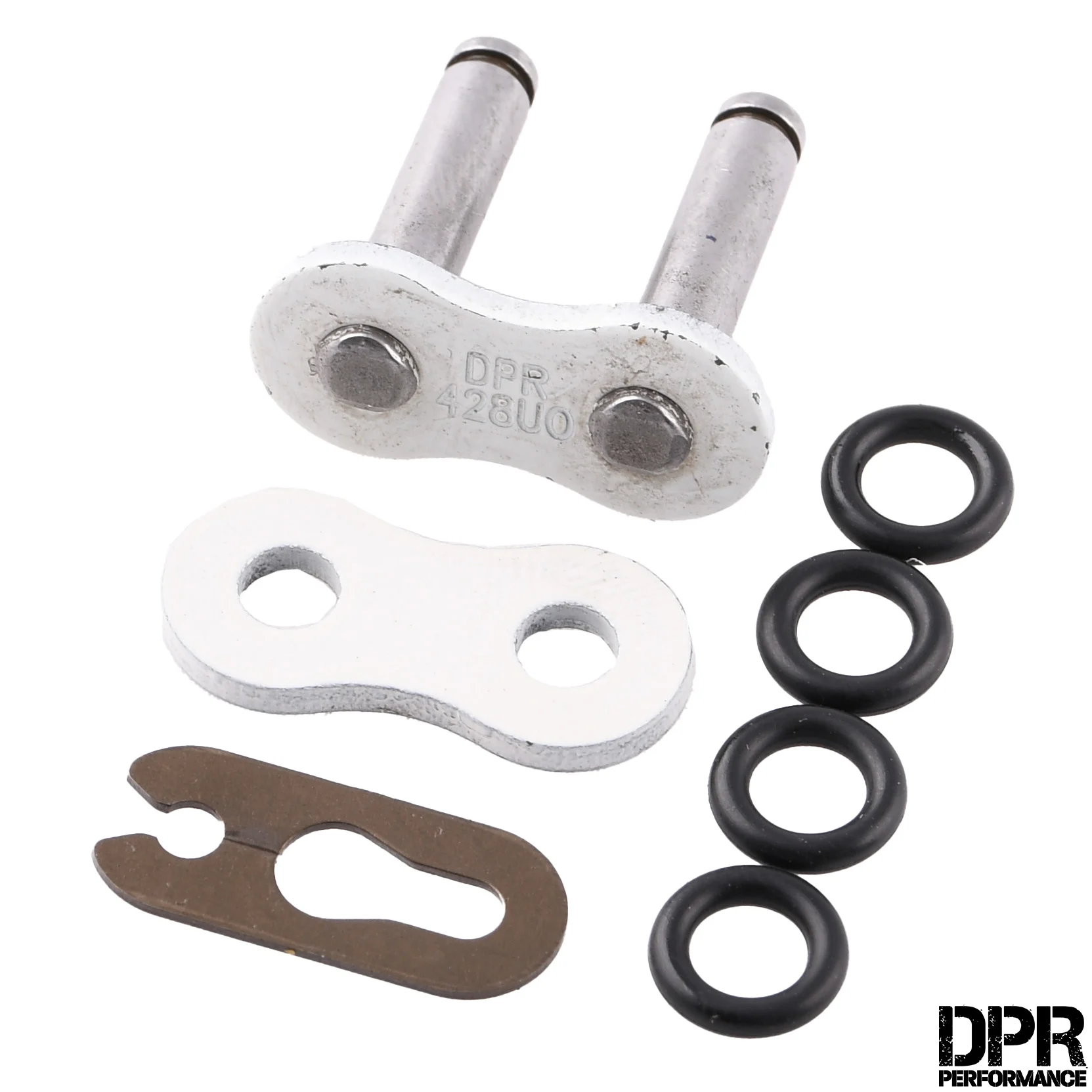Spinka łańcucha 428UO oring biała DPR Performance — ujęcie 1